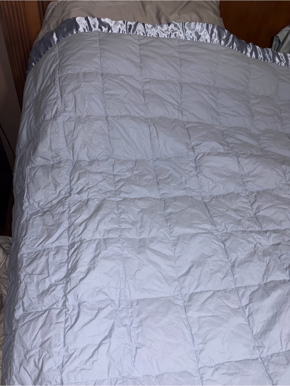 Woolrich Lightweight Down Comforter Blanket Oversized 90” x 98”
